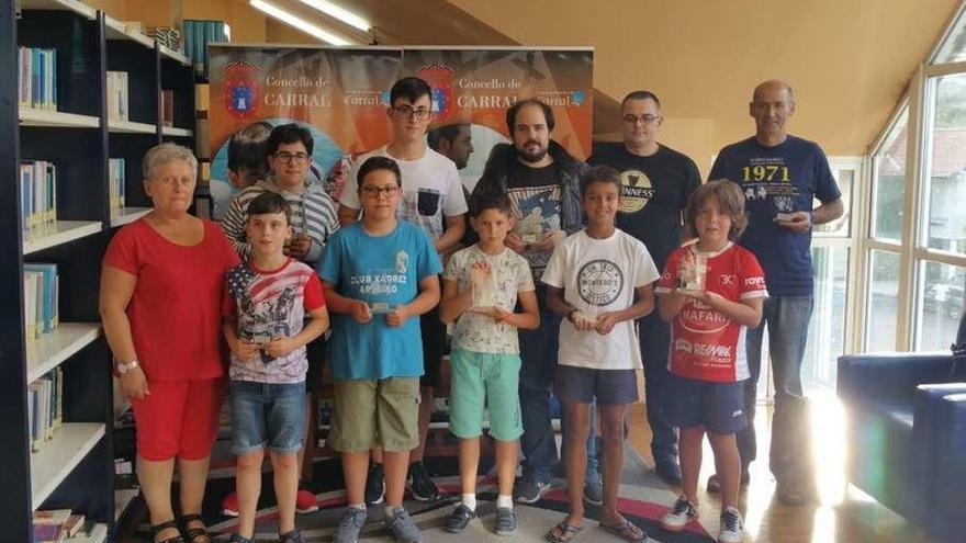 Daniel González, de Carballo, campeón del Torneo de Ajedrez de Carral