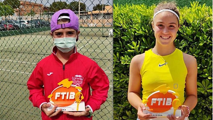 Las hermanas Gatell se proclaman campeonas de Baleares.