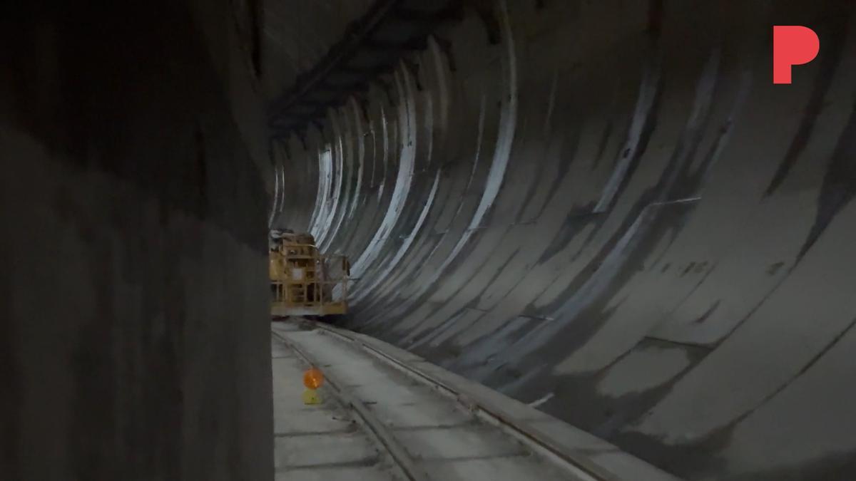 Illa y Collboni visitan las obras de la tuneladora del tramo central de las líneas L9 y L10 en Barcelona