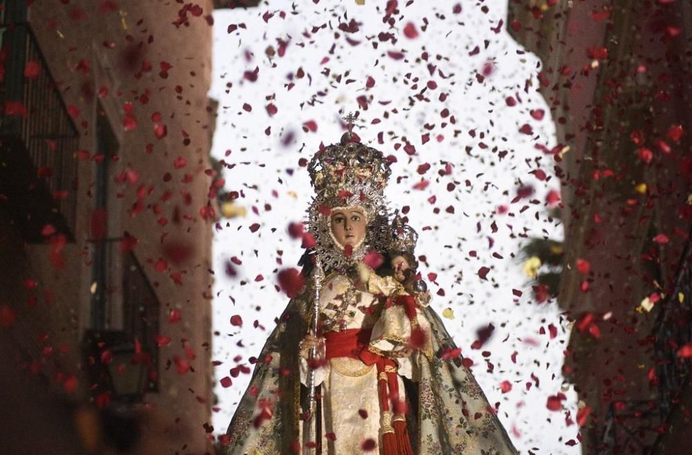 La Fuensanta baja en romería hasta la Catedral