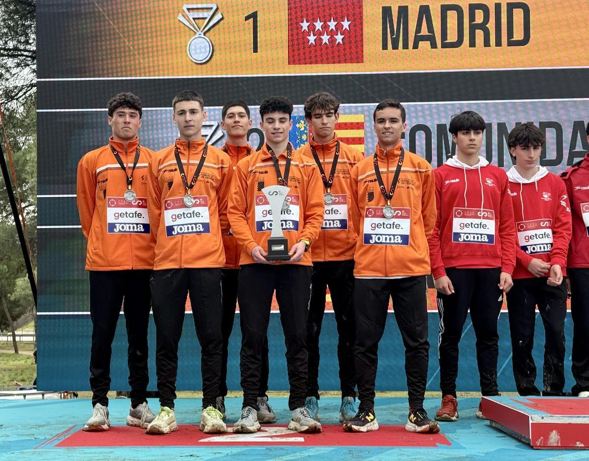 Podio selección valenciana sub18 Getafe 2024
