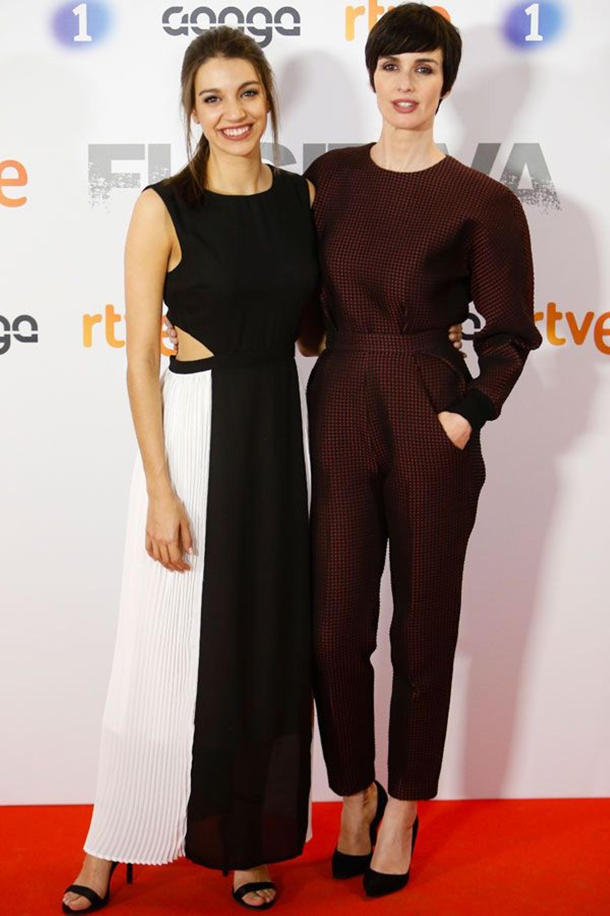 Ana Guerra y Paz Vega en la presentación de 'Fugitiva'