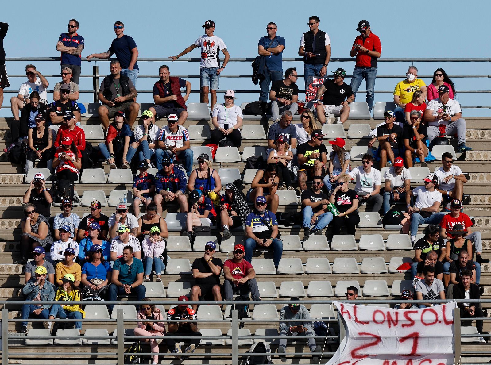 Ambiente entrenamientos Gran Premio Motul