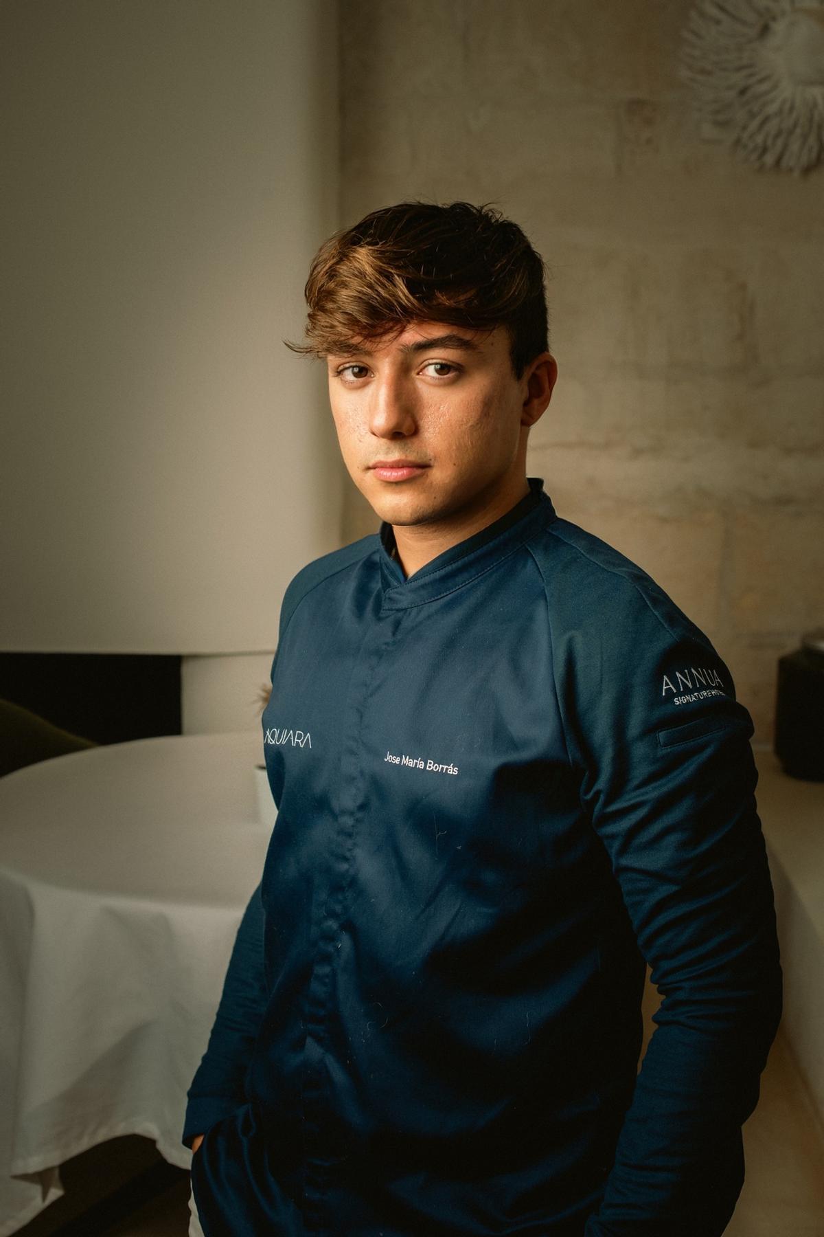 El chef José María Borrás, del restaurante Aquiara.