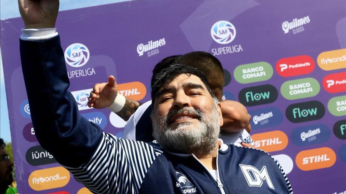 Diego Maradona dejó una huella difícil de borrar en Gimnasia