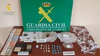 Golpe al tráfico de drogas en Boiro con cinco detenciones