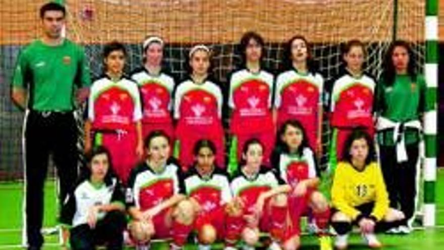 La selección extremeña infantil femenina de fútbol sala