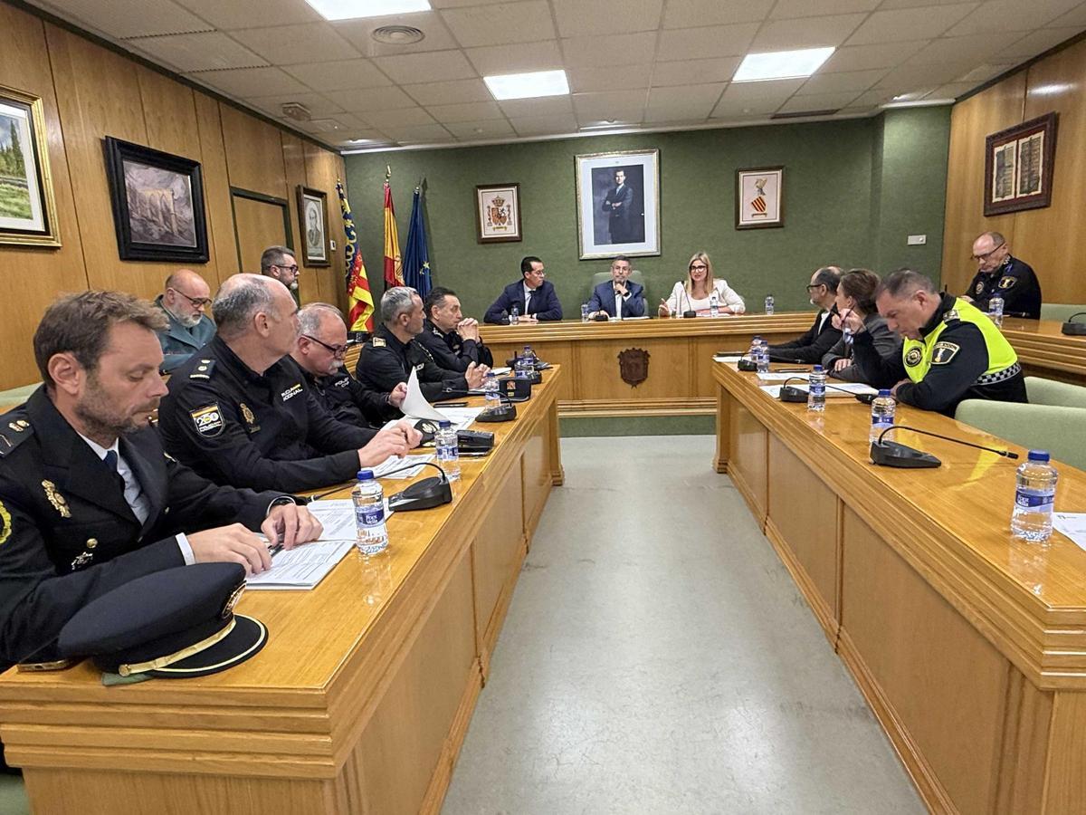 Un momento de la Junta de Seguridad celebrada este miércoles.
