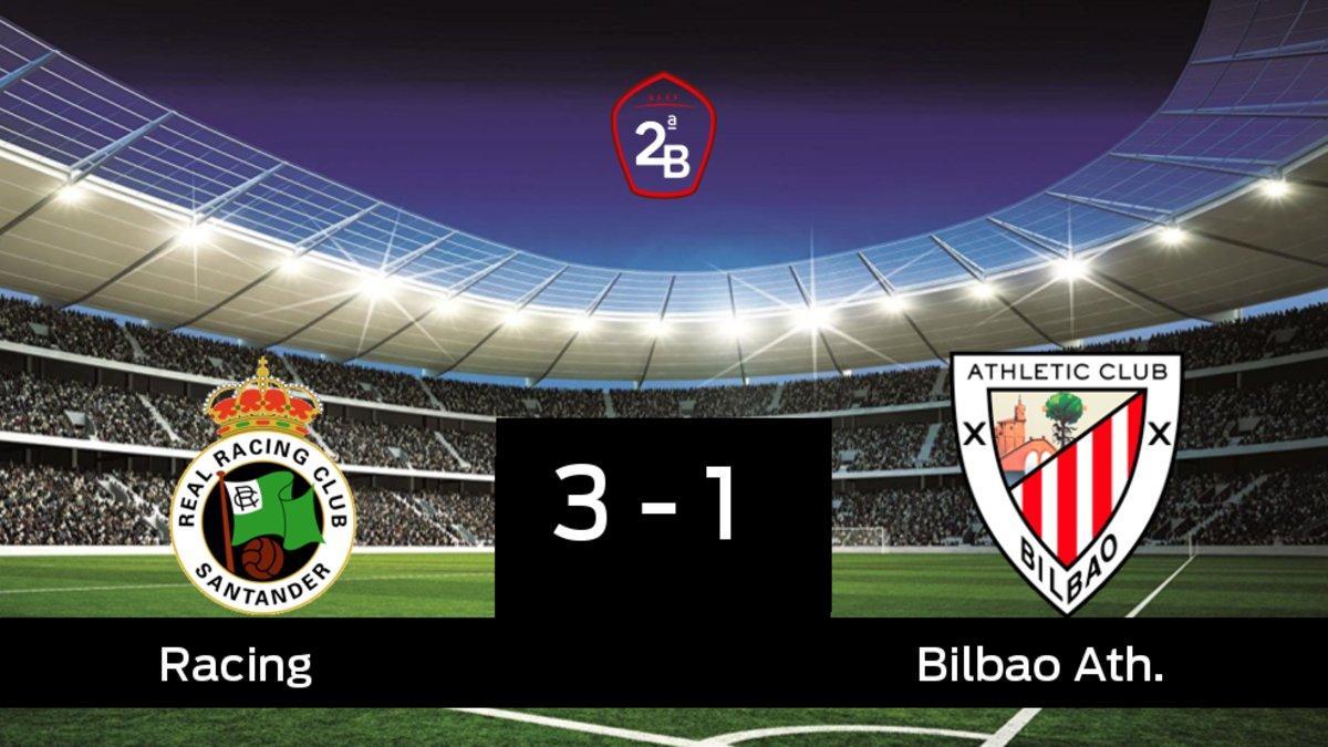Racing 3 - 1 Bilbao Ath.: El Racing derrotó al Bilbao Ath. por 3-1