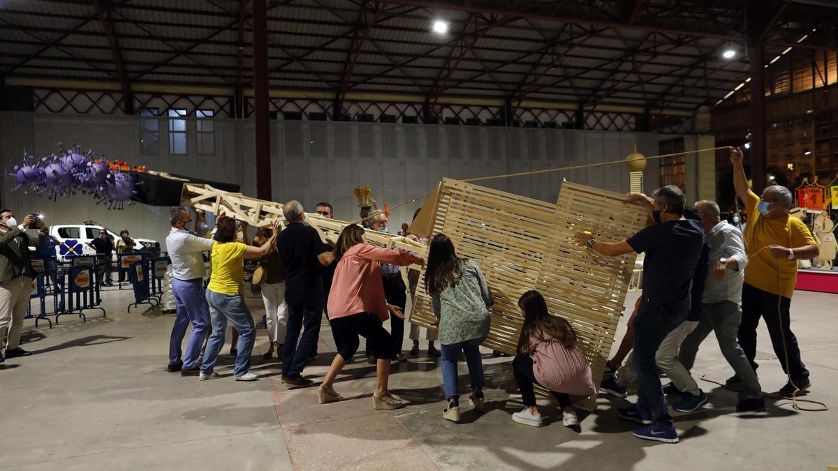 "Plantà al tombe" de la falla de la Federación de Sección Especial