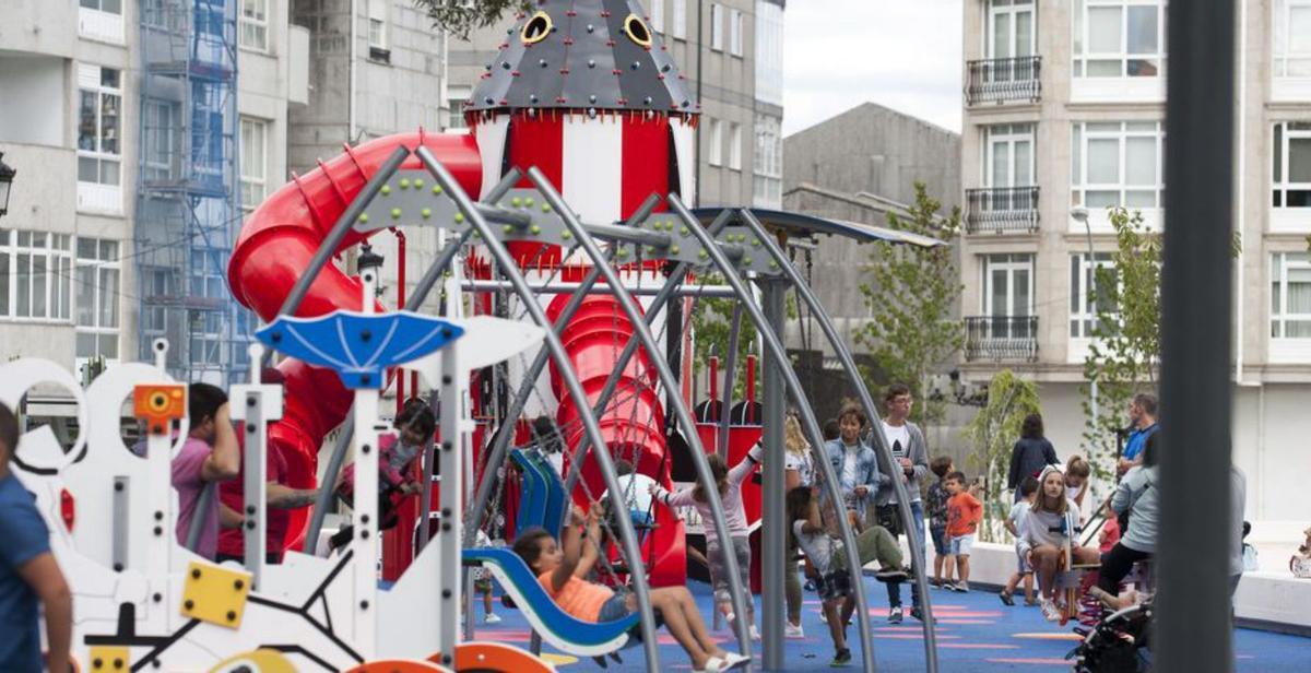 Zona de juego para los niños
más pequeños. | // BERNABÉ/CRIS M.
