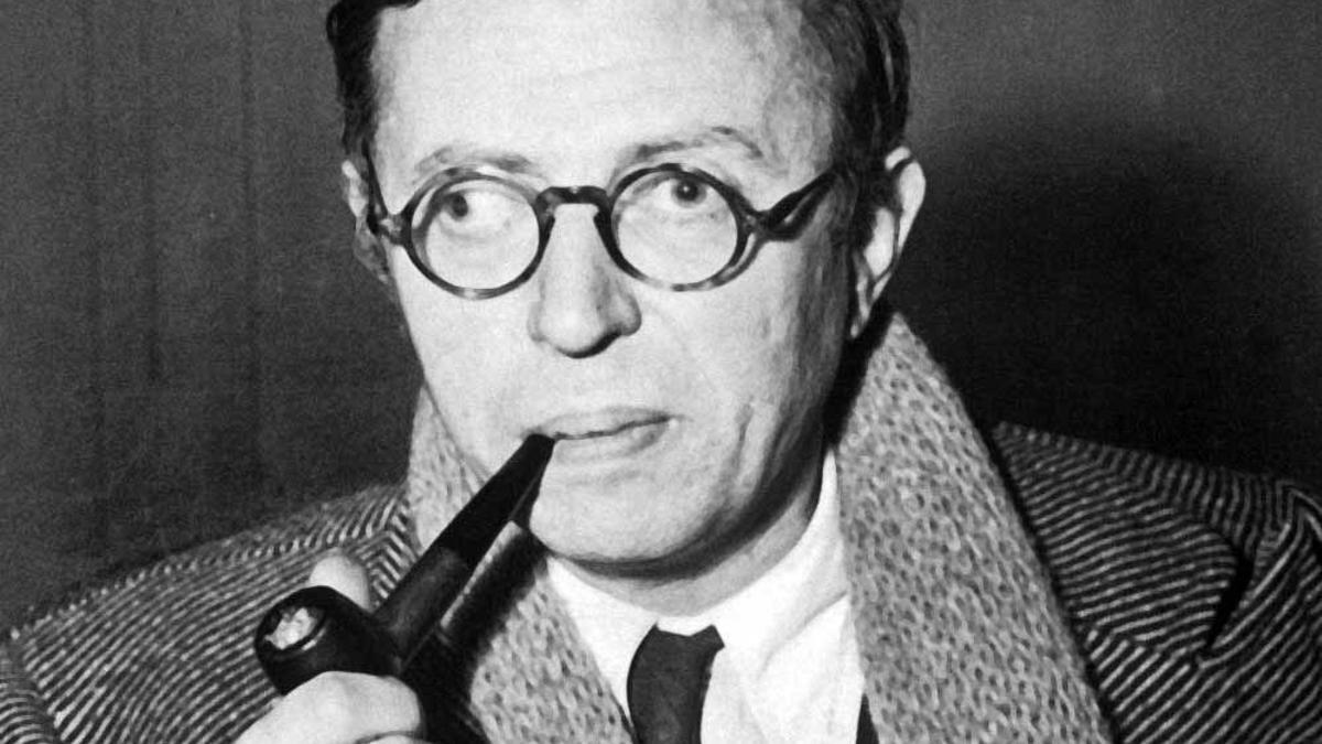 El filósofo Jean Paul Sartre.