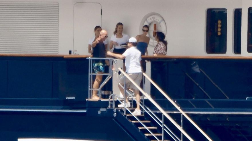 Jeff Bezos y Leonardo DiCaprio, juntos en Ibiza