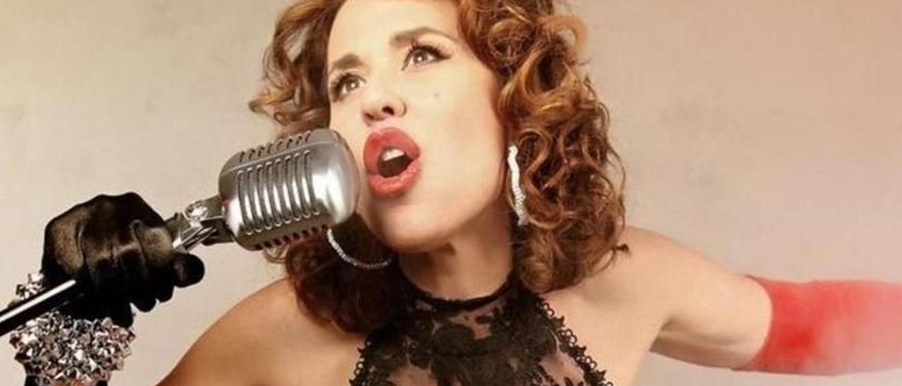 La cantante Vicky Larraz.