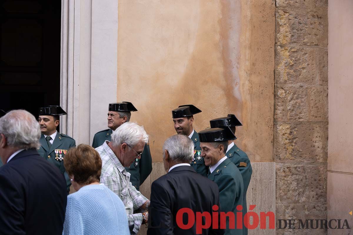 Celebración de la patrona de la Guardia Civil en Caravaca