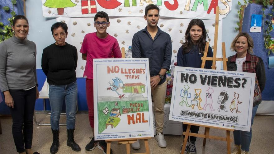 Isabela Coronado, premio al mejor cartel de la campaña contra  el absentismo