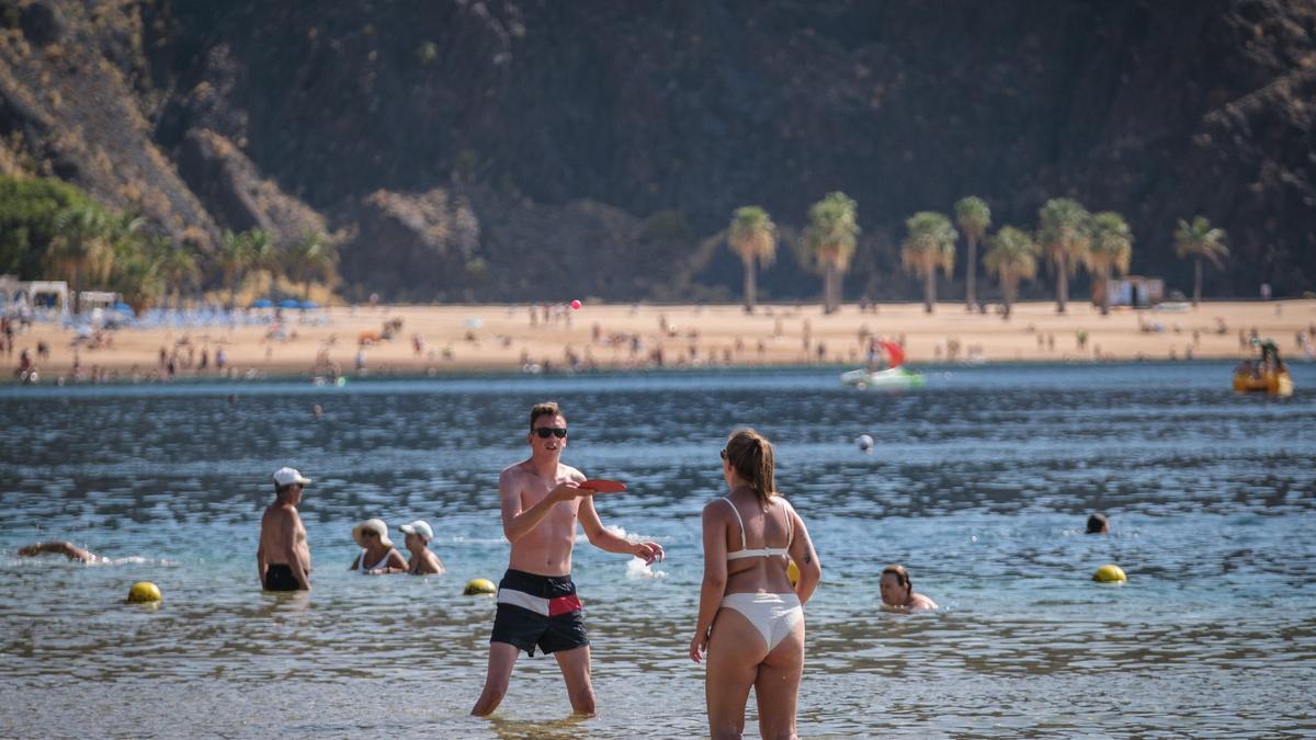 Playa de Las Teresitas, en Santa Cruz de Tenerife.