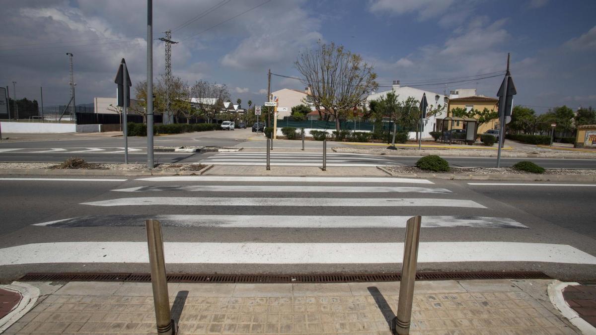 Lugar donde se ubicará la nueva rotonda de Llocnou d'En Fenollet