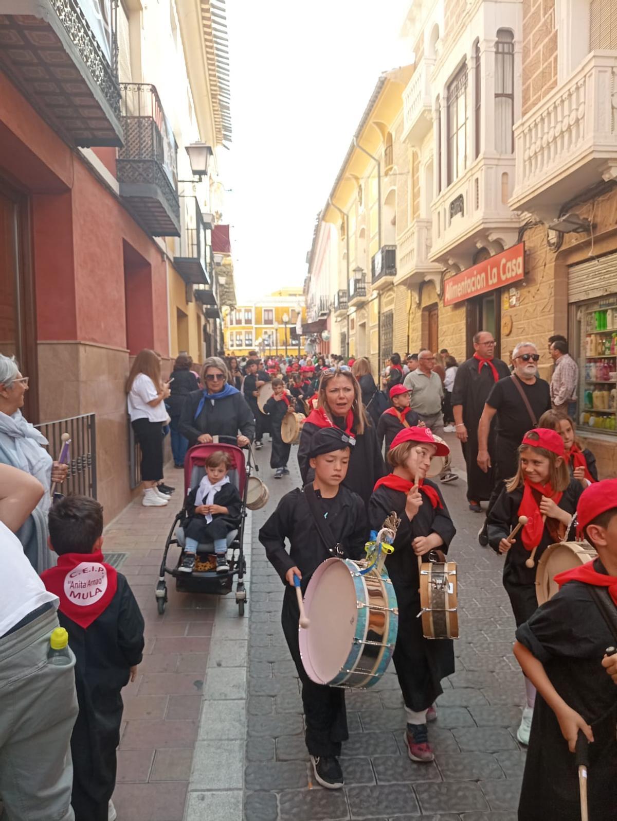 Tamborada infantil en Mula 2023