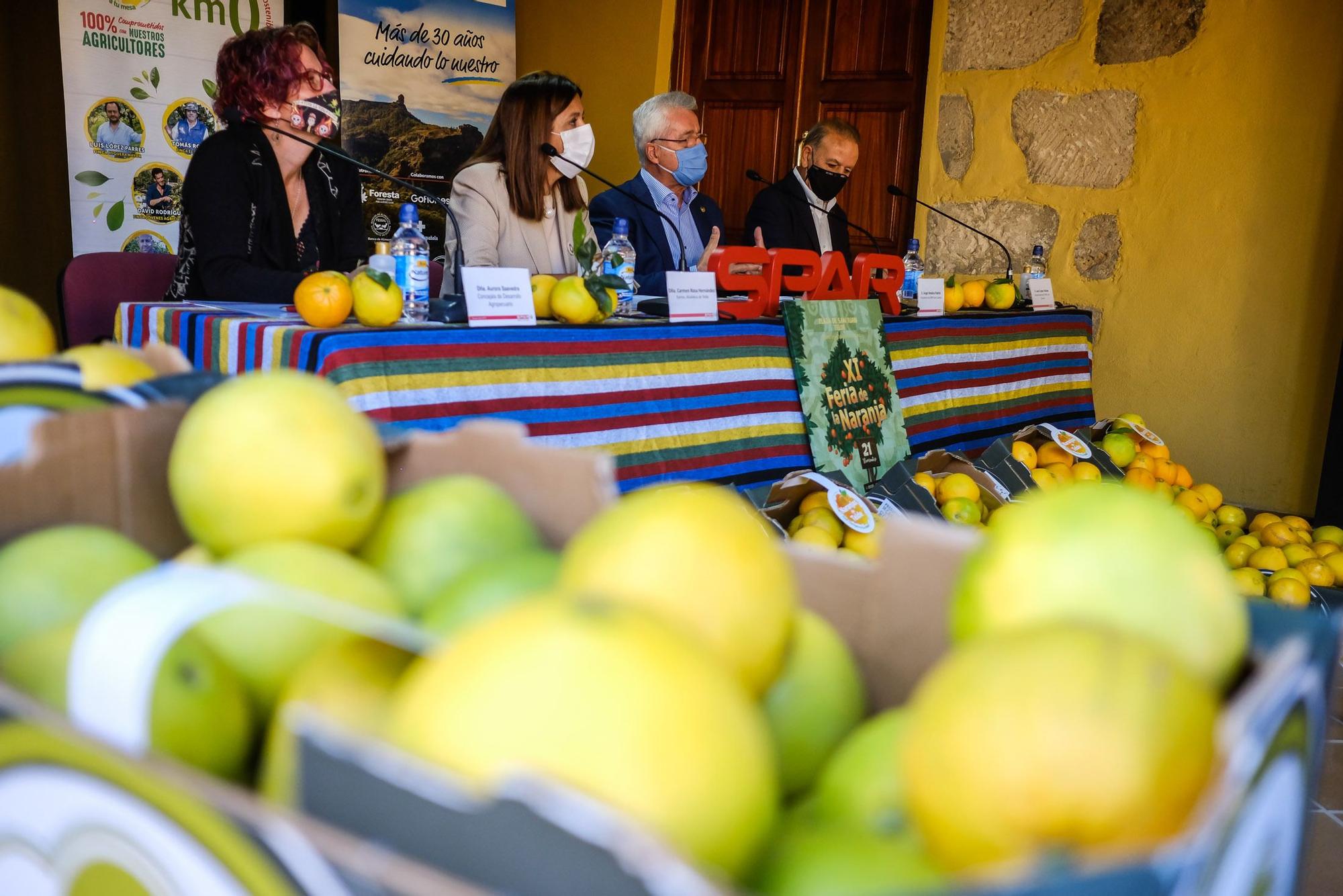 Spar venderá en sus tiendas de Gran Canaria naranjas del municipio de Telde