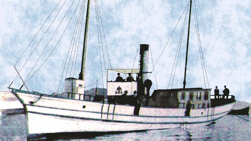O vapor «Iris» en 1906.
