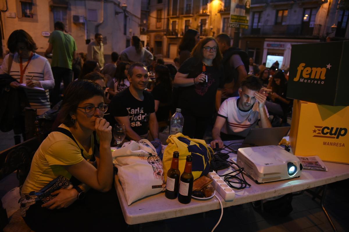 FEM Manresa segueix l'escrutini a la plaça Gisbert de Manresa