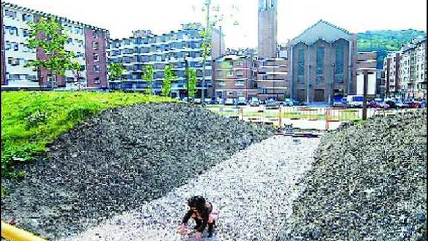 El parque de La LIbertad, de nuevo en obras