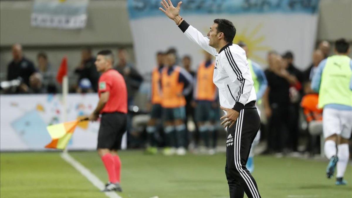 Lionel Scaloni rescató valores positivos tras el empate ante Uruguay