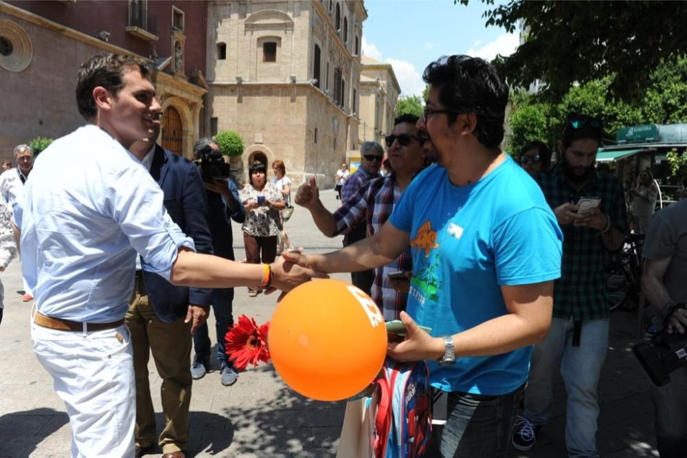 Albert Rivera visita Murcia y Los Alcázares