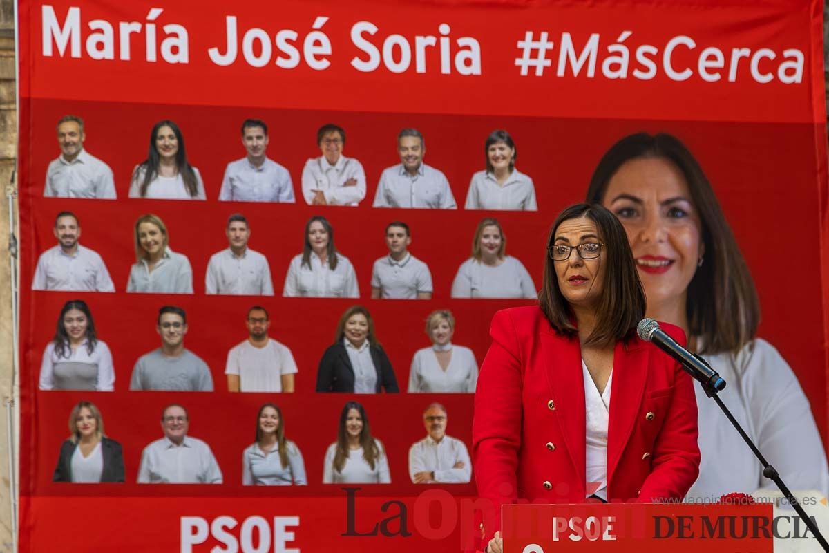 Descubre la lista del PSOE a la alcaldía de Caravaca