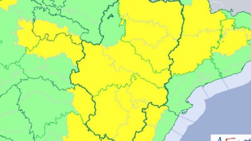 Alerta amarilla por lluvias y tormentas mañana en Gúdar y Maestrazgo