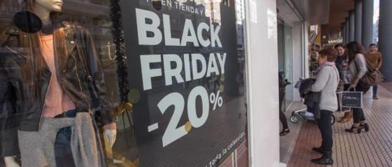 Imagen de archivo de una jornada de «Black Friday»