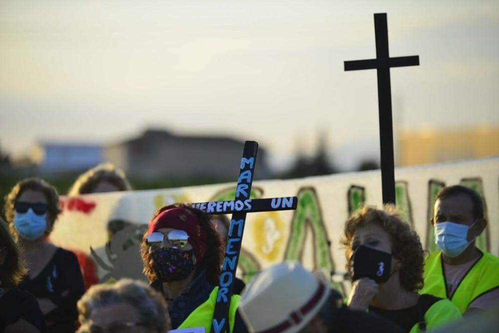 Manifestación en Los Alcázares por el ecocidio del Mar Menor