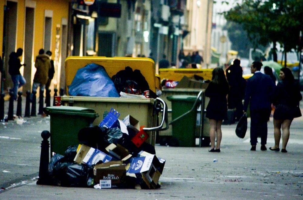 La resaca de la Nochevieja en A Coruña