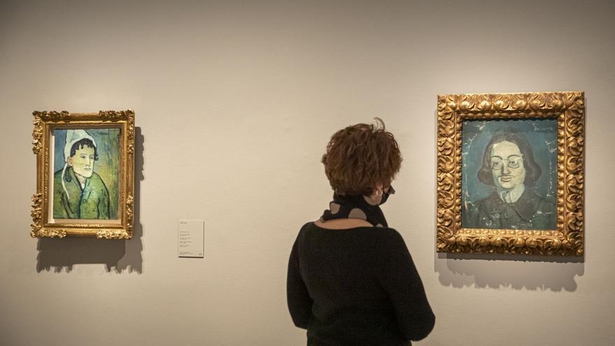 Una muestra revela obras ocultas bajo cuatro pinturas de Picasso