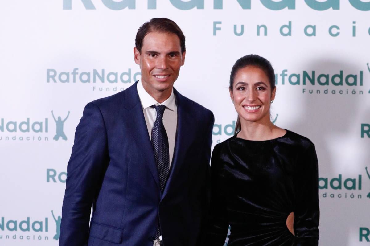 Rafa Nadal y Mery Perelló en la cena de la Fundación Rafa Nadal