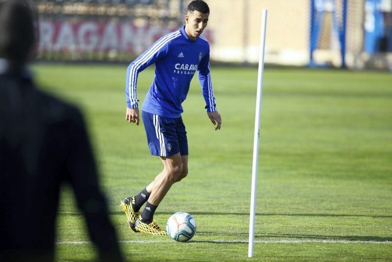 Entrenamiento del Real Zaragoza el 30 de enero