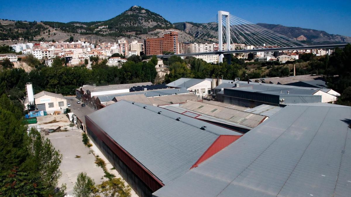El polígono industrial de Sant Benet, en Alcoy.