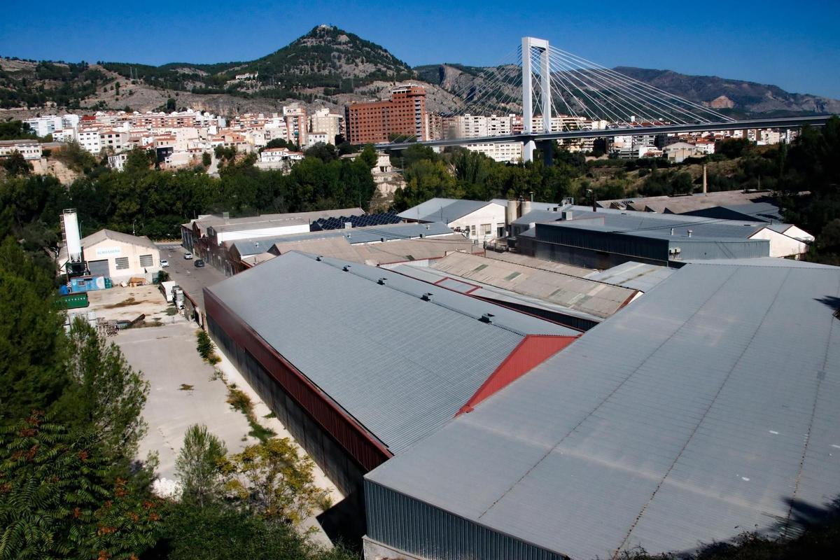 El polígono industrial de Sant Benet, en Alcoy.