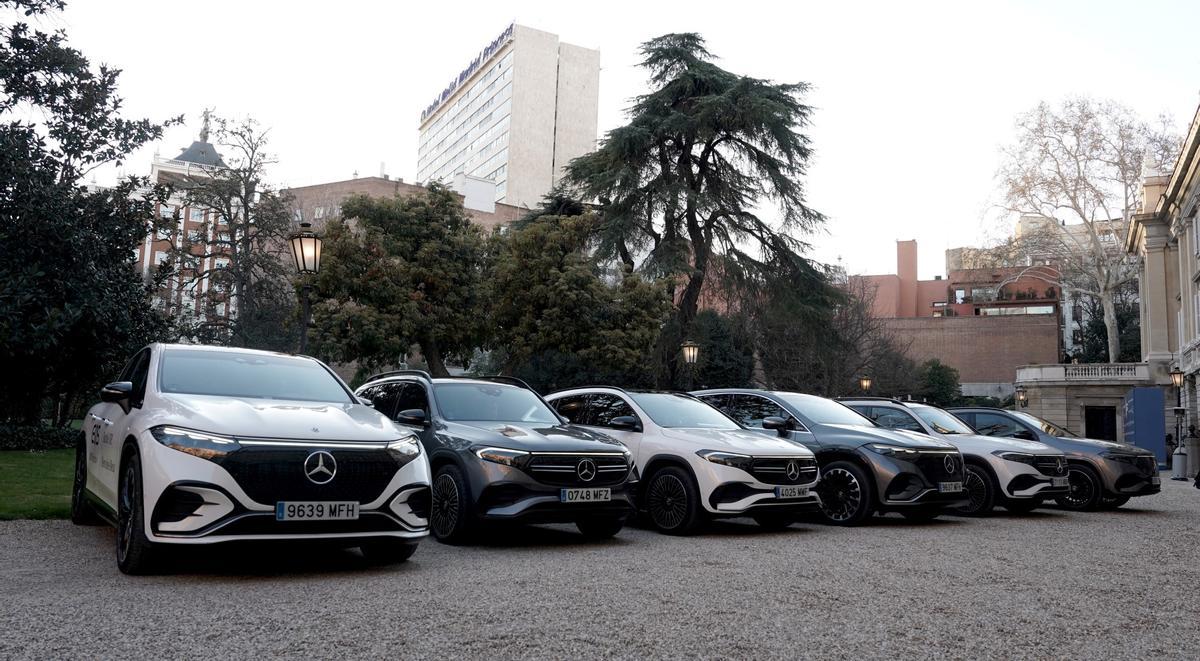 Mercedes-Benz España apoyó el evento con la cesión de varios modelos eléctricos.