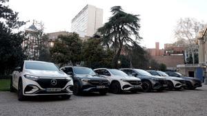 Mercedes-Benz España apoyó el evento con la cesión de varios modelos eléctricos.