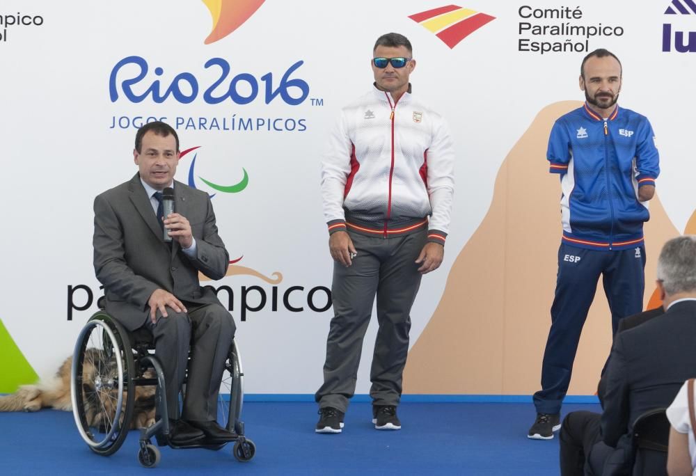 Presentación de la equipación de la selección paralímpica española