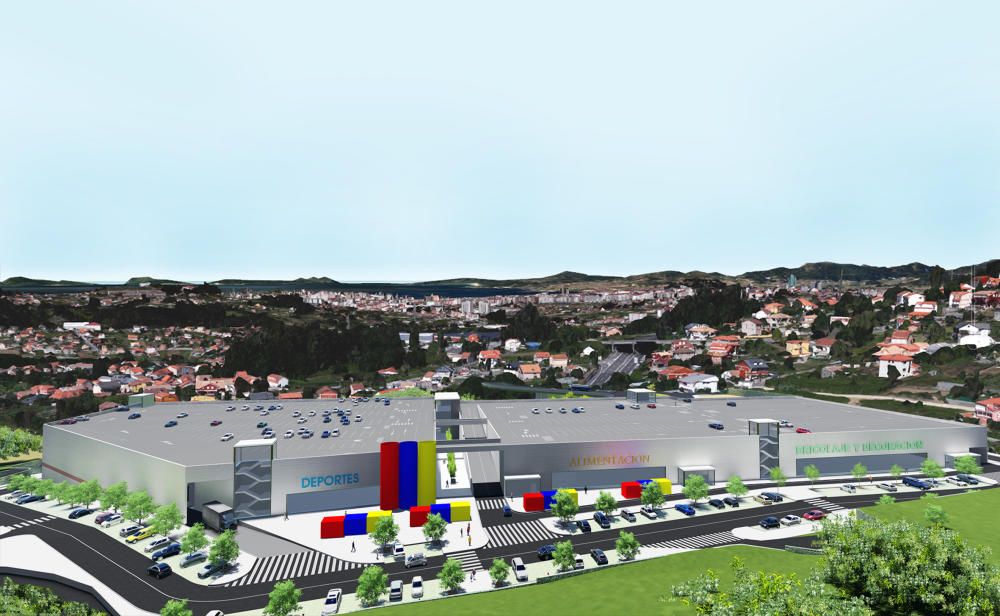 Cinco grandes proyectos comerciales de Vigo