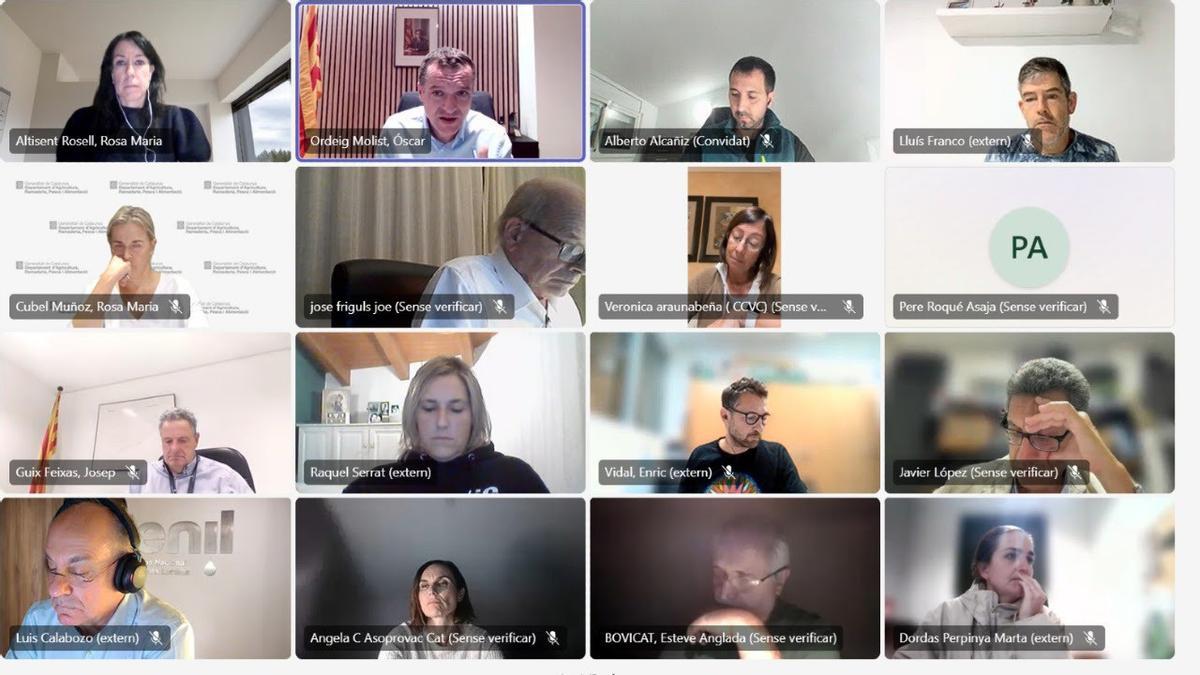 Reunión del conseller Ordeig con el sector sobre los casos de Dermatosis Nodular Contagiosa (DNC)