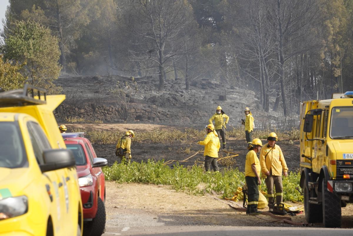 L'incendi d'Artés, en imatges