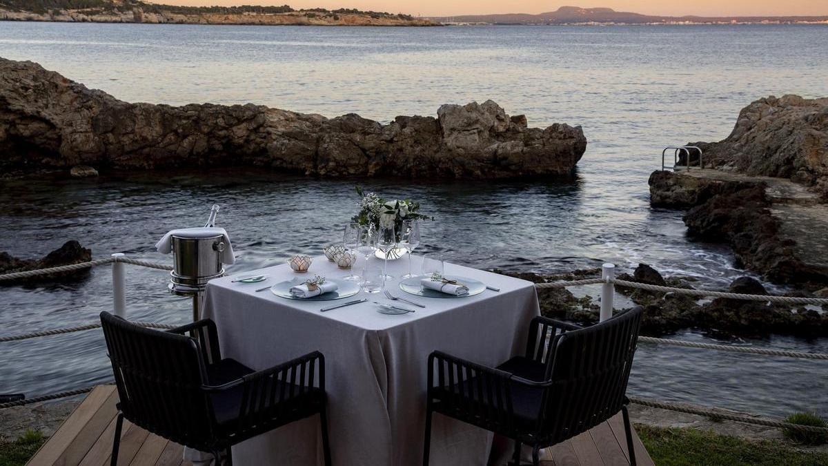Cena romántica en la terraza del Hotel de Mar Gran Meliá.