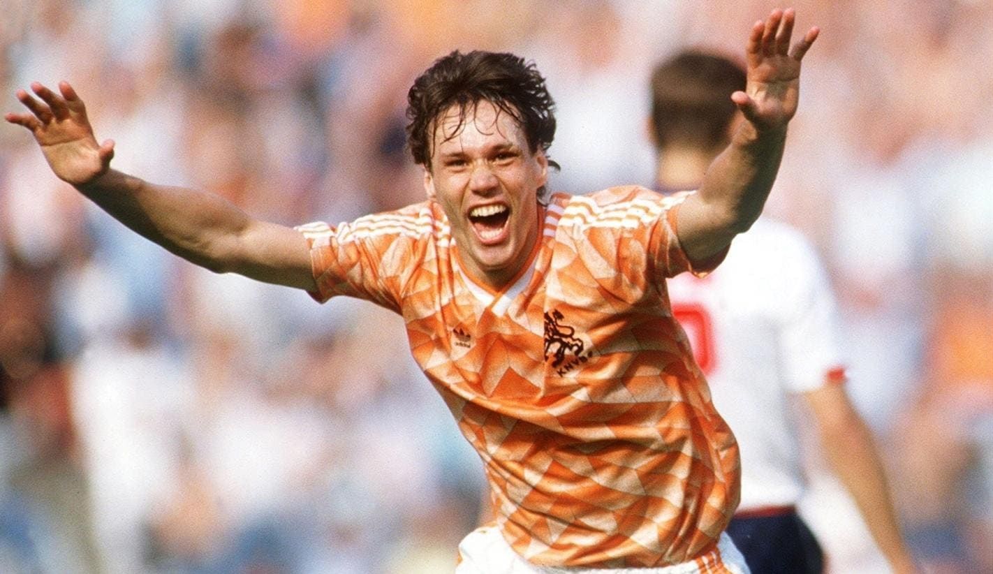 Van Basten fue el máximo anotador del torneo con 5 goles