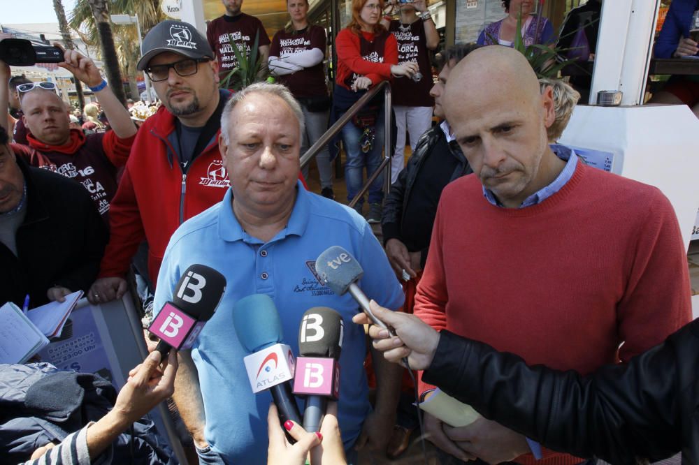 Trasladan una "fiesta etílica" en la Playa de Palma