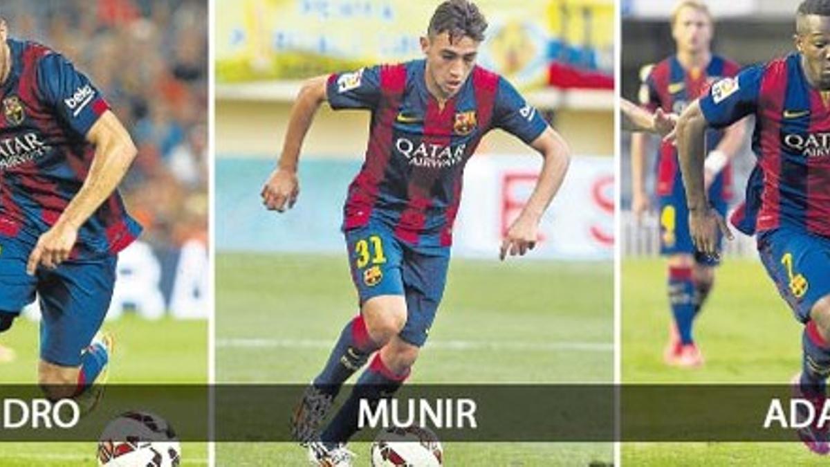 Sandro, Munir y Adama son el futuro del Barça