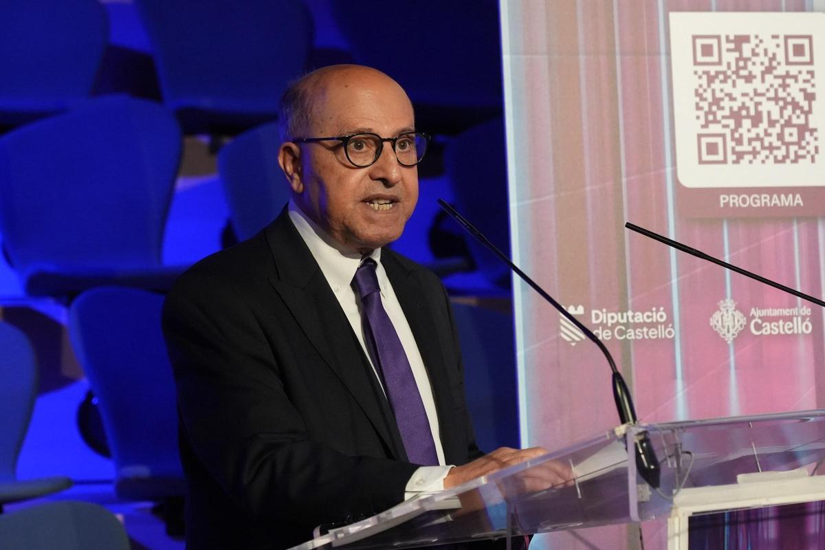 Juan José Montoro, presidente de la ATC, durante su intervención en este evento.